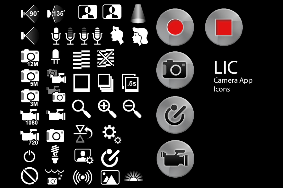 LIC Camera Icons