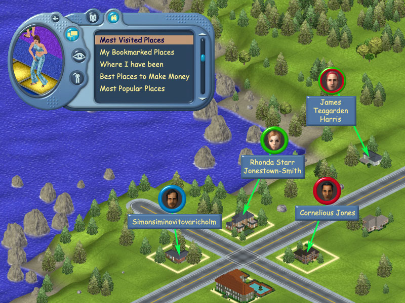 Sims Online UI