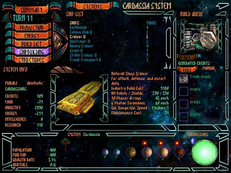 Cardassian galaxy screen